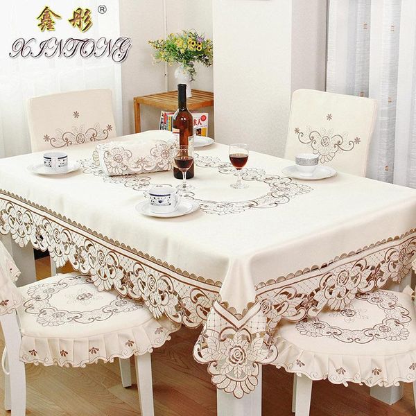 

table cloth european style pastoral embroidered tablecloth flag and chair cover manufacturers direct selling