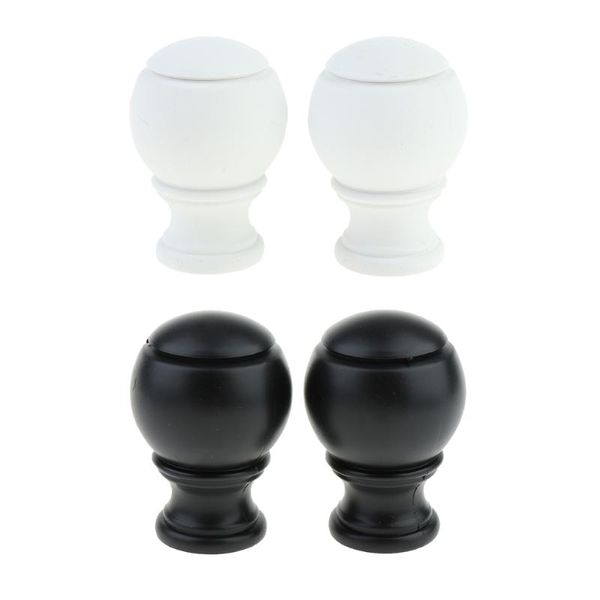 

other home decor 2pcs window drapery curtain rod end pole rail decorative heads for decoration