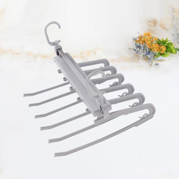 

hangers & racks grey storage hanger multifunctional clothes drying rack foldable support organizer multi-layer holders