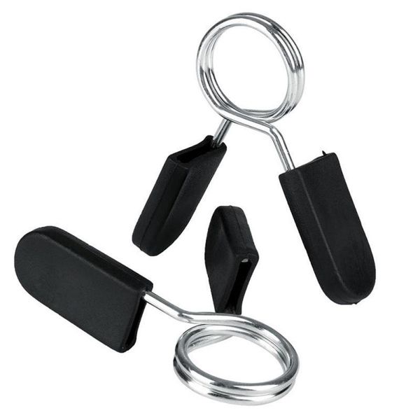 

accessories 2pcs barbell gym weight bar dumbbell lock clamp with handle dumbbells spring clips large fitness body building
