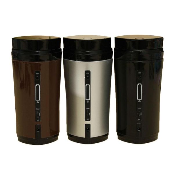 

water bottles portable automatic coffee stirring cup rechargeable insulation usb heating