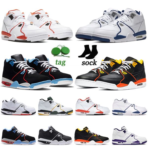 

2022 mens basketball shoes flight 89 raygun white court purple true blue rucker park black 89s team red designer men trainers sneakers 40-45
