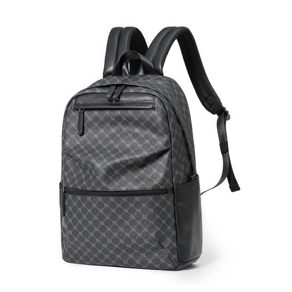 

luxury design mens shoulder backpack women's lapbag large student bookbag leather outdoor travel bags