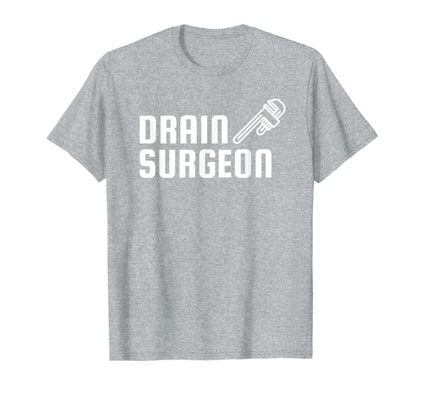 

funny plumber plumbers drain surgeon men women gift t-shirt, White;black