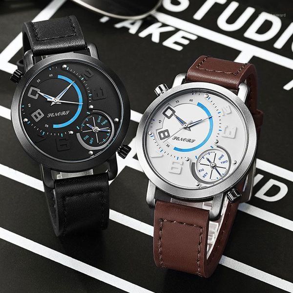 

wristwatches business men's watch quartz wristwatch leather watches 30m waterproof dress for men luxury fashion relogio masculino, Slivery;brown