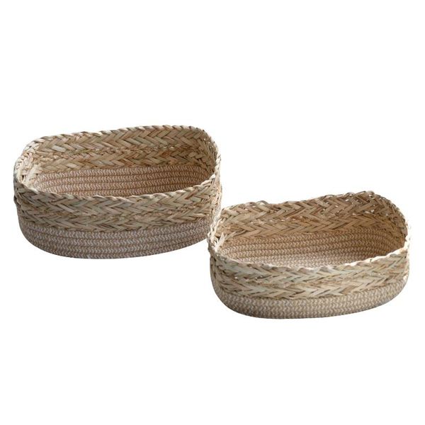 

storage baskets straw basket deskcosmetic tidy box dirty laundry hamper drop