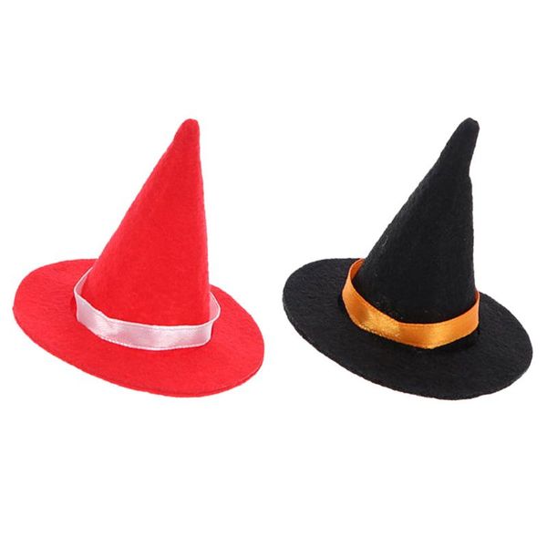 

party hats 4pcs bottle decorative champagne covers mini witch decors