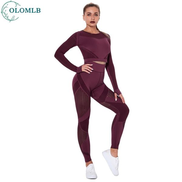 

yoga outfit leggings workout gym suit fitness sport sets hollow out seamless set outfits women clothing 2 piece sports plus size
