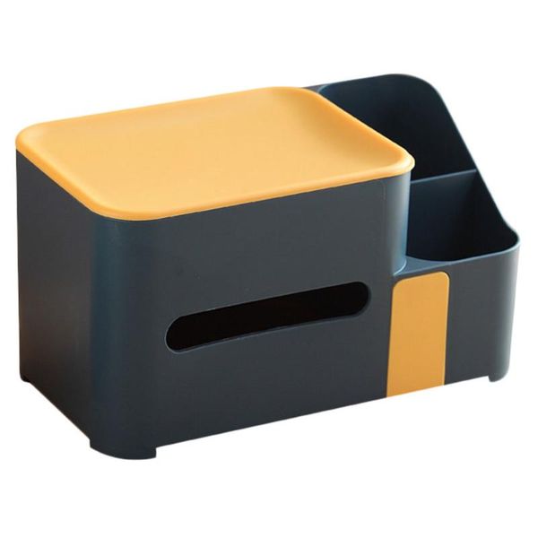 

tissue boxes & napkins 1pc paper storage box multi-purpose container desktop