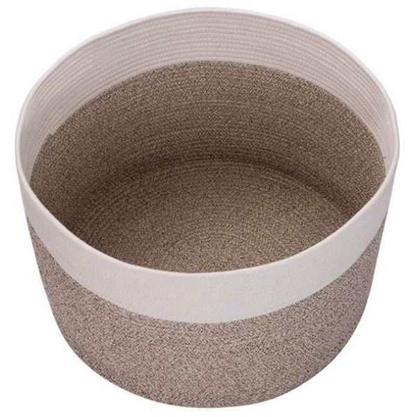

storage baskets cotton rope woven basket laundry blanket baby and dog toy hamper towel