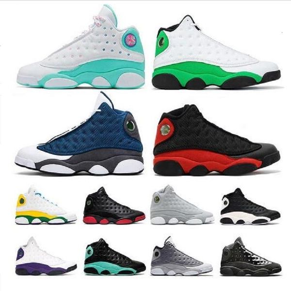 

13 13s men women outdoor shoes gs hyper royal italy blue bordeaux flints shoe bred dmp wheat olive black cat sneakers