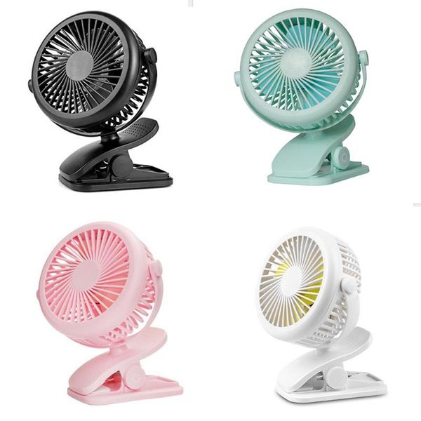 

electric fans usb 5v 5w home appliances portable charging fan with clip for bedside baby stroller