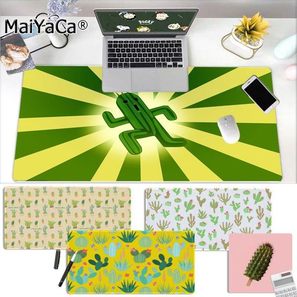 

mouse pads & wrist rests maiyaca your own mats cactus watercolor comfort mat gaming mousepad large pad keyboards
