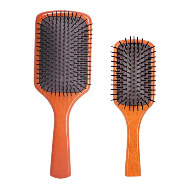 

hair brushes 2pcs airbag paddle comb styling scalp massager detangling, Silver
