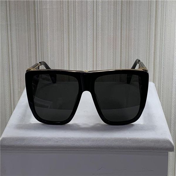 

127 square sunglasses sunglasses box pilot gold sonnenbrille gafas new de frame and black with sol stbjk bqioh, White;black