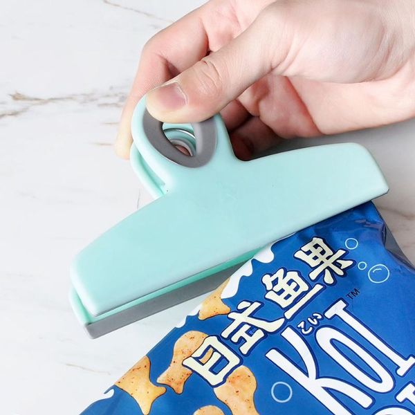 

puffed chip bag clips covered with silicone no sharp edges grade air tight seal kitchen bag clips