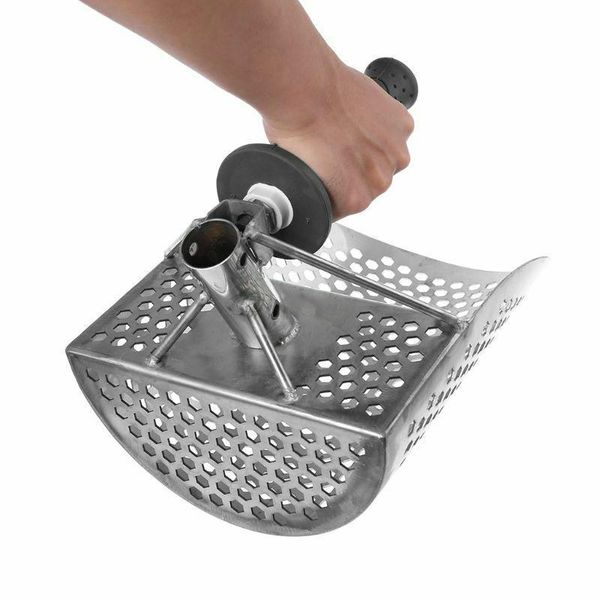 

novel beach sand scoop shovel hunting tool stainless steel accessories for metal detector shipping