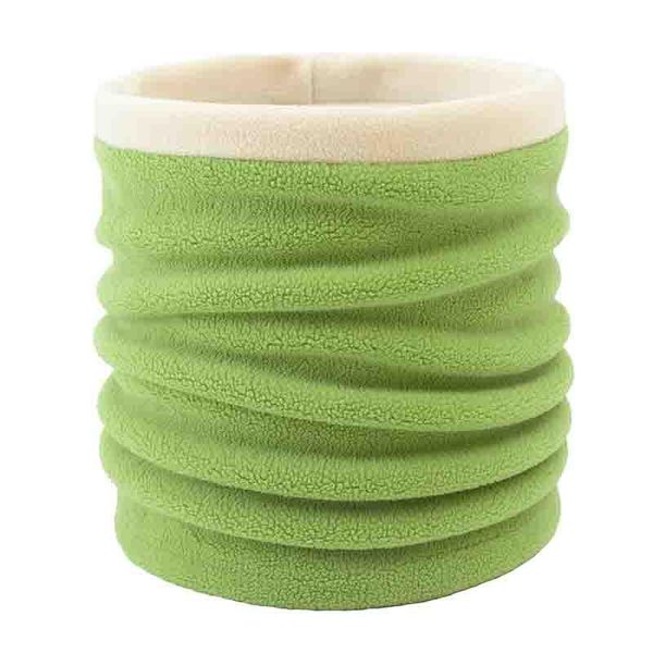 

scarves autumn winter men's women's collars wild warm outdoor polar fleece contrast color skin-friendly green fashion bib b36, Blue;gray
