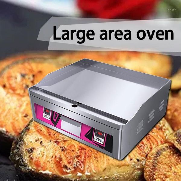 

camp kitchen 6000w high power dual temperature control commercial large capacity electric oven grilled squid hand grab cake machine1