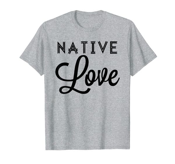 

native love - black print unity proud t-shirt, White;black