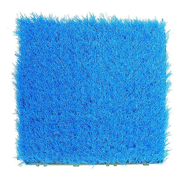 

decorative flowers & wreaths 3pcs balcony artificial grass diy garden decor outdoor non slip reusable yard fake indoor square mat practical