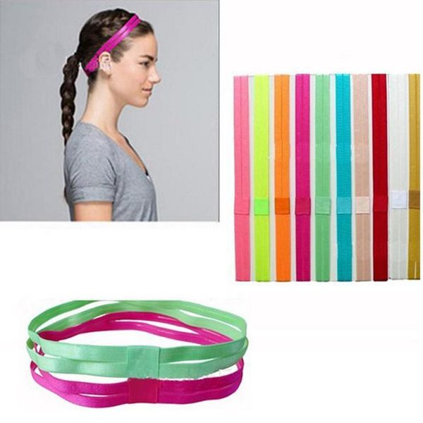 

yoga hair bands women sweatbands anti-slip elastic rubber football running sports headband for men hair accessories h jllmxf
