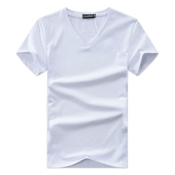 

short sleeve t shirt tees v neck slim fit t-shirt men casual summer tshirt camisetas plus size s-5xl, White;black