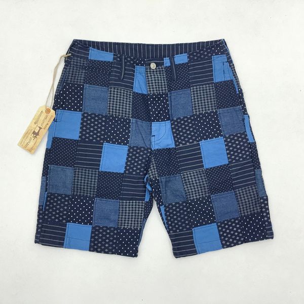

bob dong retro wabash patchwork chess casual calls for indigo men lr6c, White;black