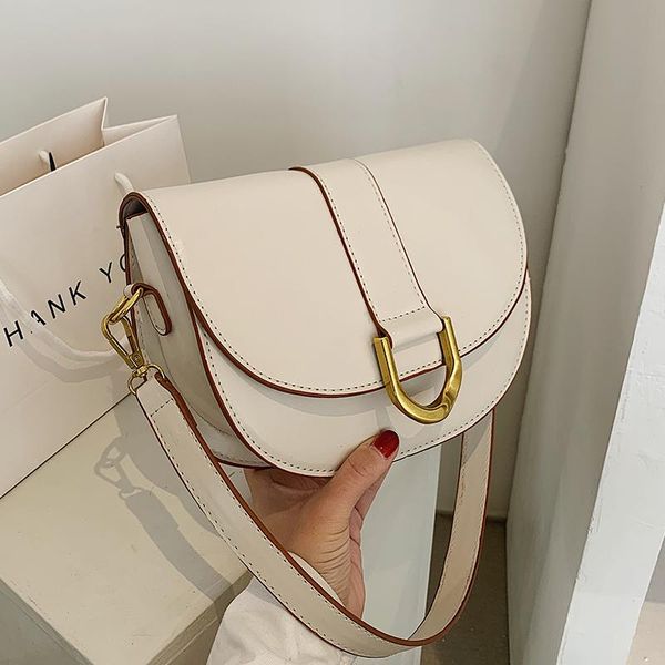

shoulder bags retro white simple crossbody 2021 spring handbags designer bag