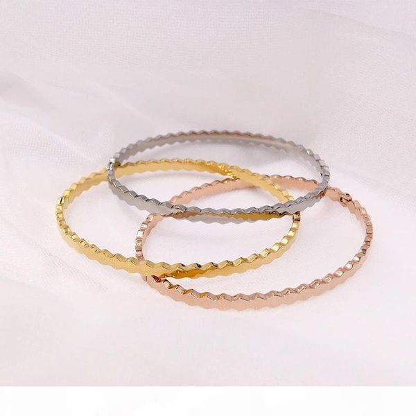 

gold plated 316l stainless steel bangles bracelets for women new arrival selling new luxury fashion jewelry, Black