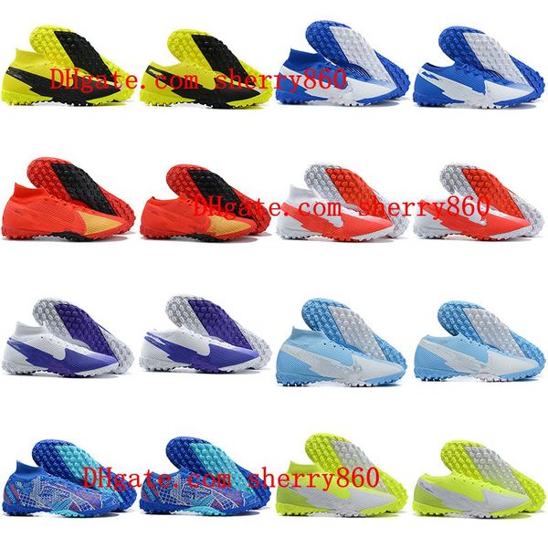 

2021 mens soccer shoes cleats mercurial superfly vii 7 elite tf football boots cr7 neymar scarpe da calcio high quality