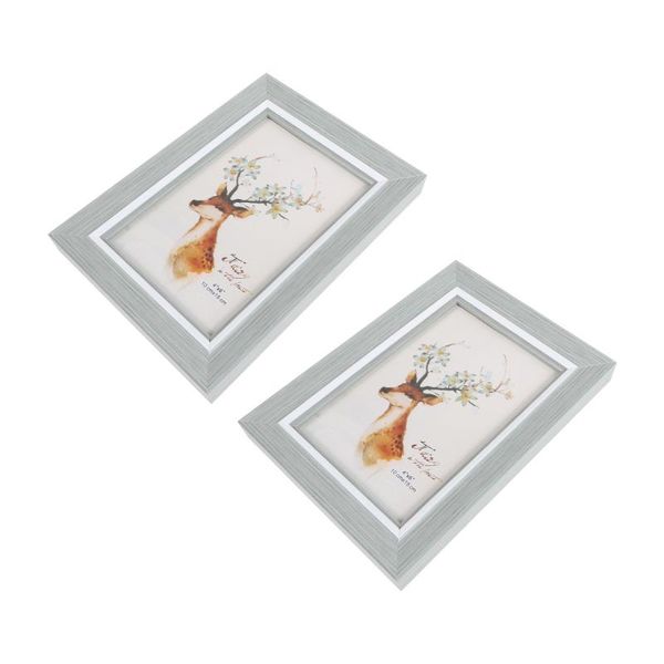 

frames 2pcs nordic style office picture wooden po frame bracket holder
