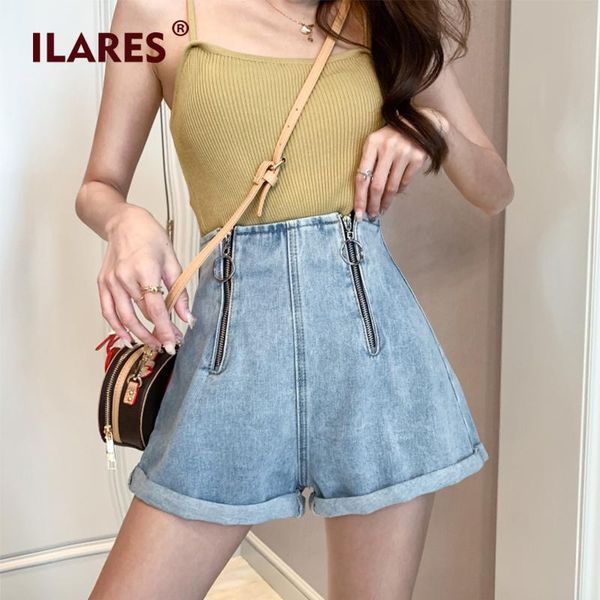 

women's jeans ilares woman mom plus size denim pants for women 2021 high waist zipper loose clothing fashionable sexy, Blue