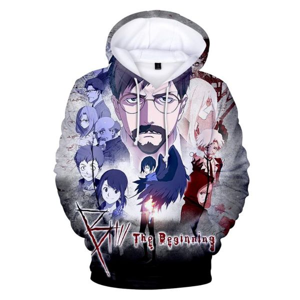 

men's hoodies & sweatshirts 2021 b: the beginning 3d print hooded sweatshirt men/women casual clothes, Black