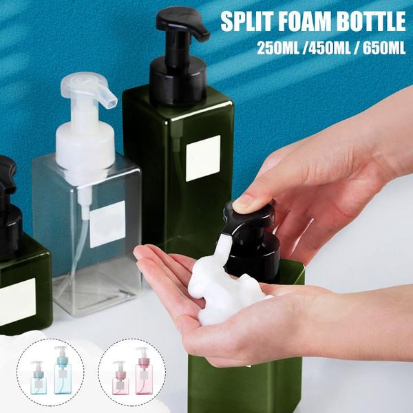 

250ml/450ml/650ml foam pumps bottle manually press soap foaming mousses liquid dispensers household ud88