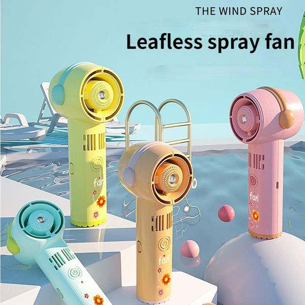 

electric fans z30 rechargeable portable leafless spray fan office handheld mini bladeless