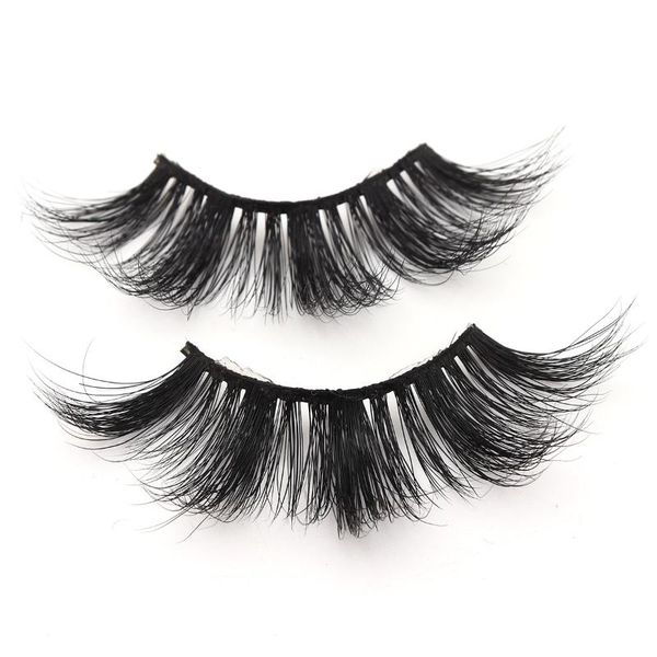 

false eyelashes 25mm mink fluffy lashes dramatic messy long makeup wholesale