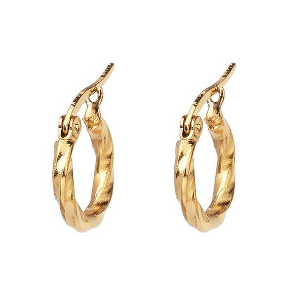 

hoop earrings 2021 new trendy gold color hoop earrings jewelry wholesale round for women, Golden