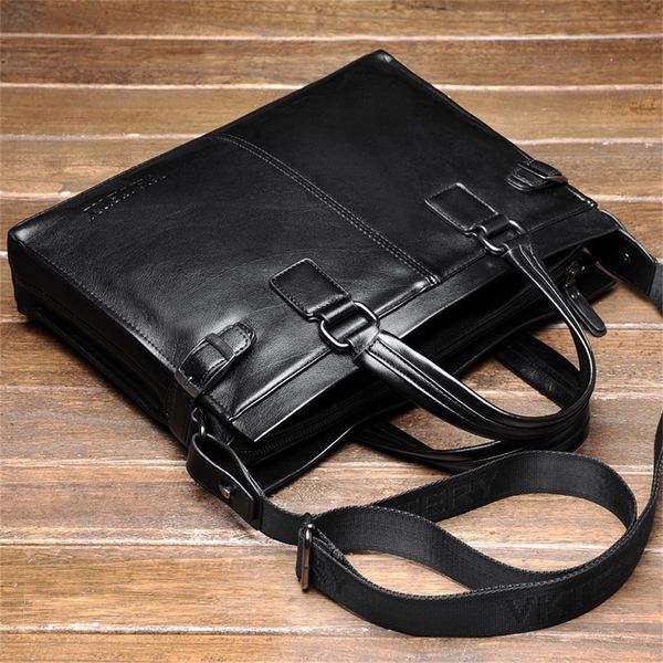

men's briefcase, notebook business bag, 13 ", leather handbag, strap bag, handbag