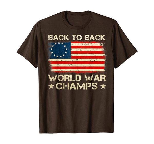 

Back To Back Wolrd War Champs, Betsy Ross Original Rebel USA T-Shirt, Mainly pictures