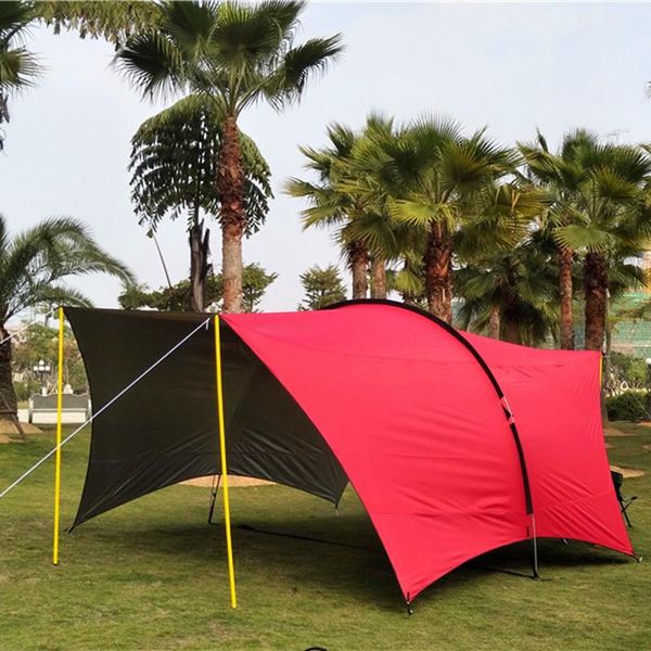 

shade outdoor tent camping sunshade awning anti-ultraviolet pergola 300d thick coating heat insulation oxford material 5-8 peoples