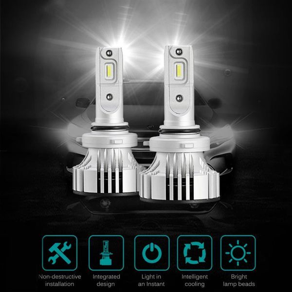 

car headlights aozbz led bulb bright forward lighting low power shockproof consumption radiation-durable fog lights