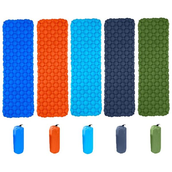 

sleeping bags portable camping mat ultralight inflatable waterproof mattress tpu moisture-proof outdoor tent camp hiking trekking pad