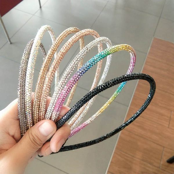 

girls hair accessories sticks headbands children kids crystal head bands fashion princess accessory b8022, Slivery;white