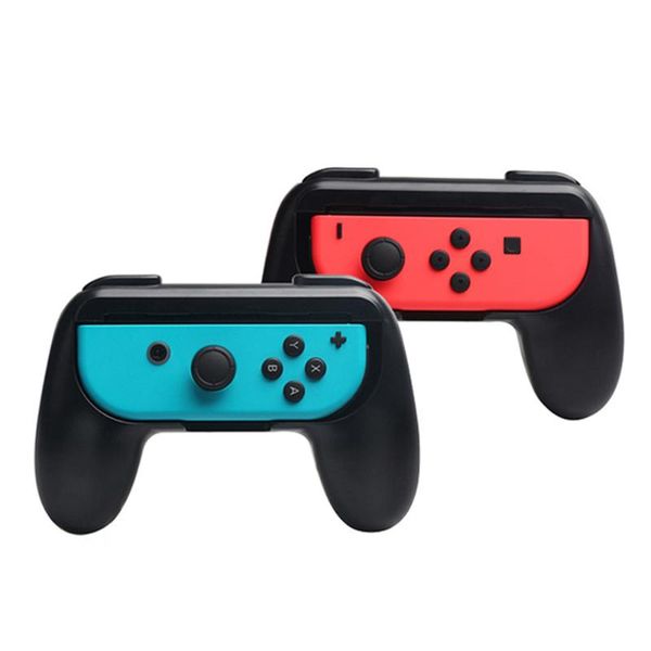 

2 pcs game joy-con handle grip gaming console stand comfortable controller holder for switch dual double players game