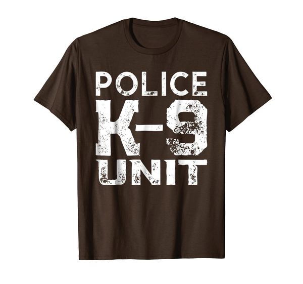 

k-9 police officer tshirt law enforcement cop shirt, White;black