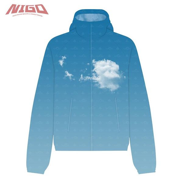 

men's jackets nigo  21ss zipper jacket coat #nigo11061, Black;brown