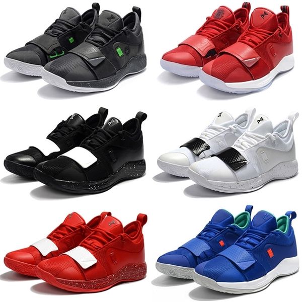 

2019 paul george pg 2.5 sneaker shoes mens paul george gold/championship finals training sneakers sports shoes size 40-46