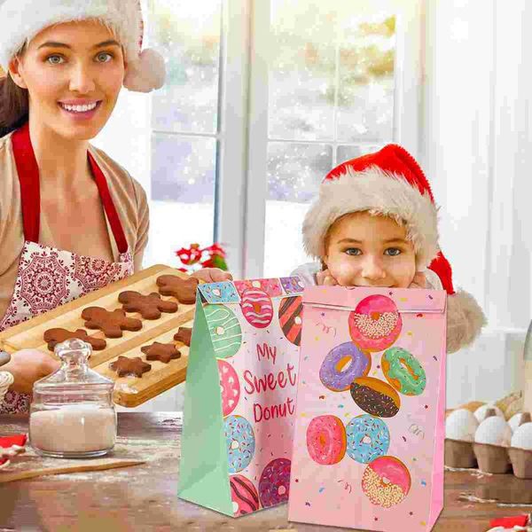 

gift wrap 1 set donut theme party candy bag biscuits for birthday