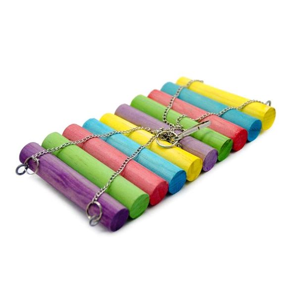 

small animal supplies hamster hammock swing with metal hooks wooden hanging bed habitat decor for gerbil rat mouse degus bird animals
